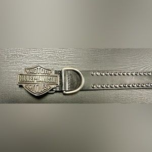 Harley Davidson black leather belt size 36